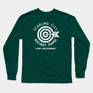 Starling City Archery Range (white) Long Sleeve T-Shirt